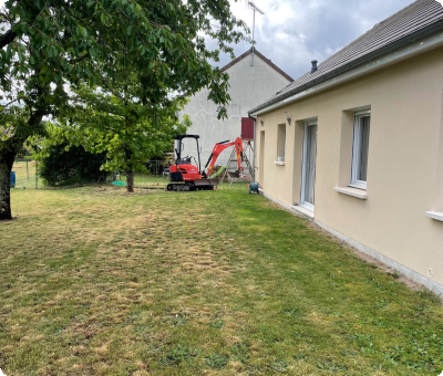 Création de terrasse en béton à Coullons pour profiter du soleil