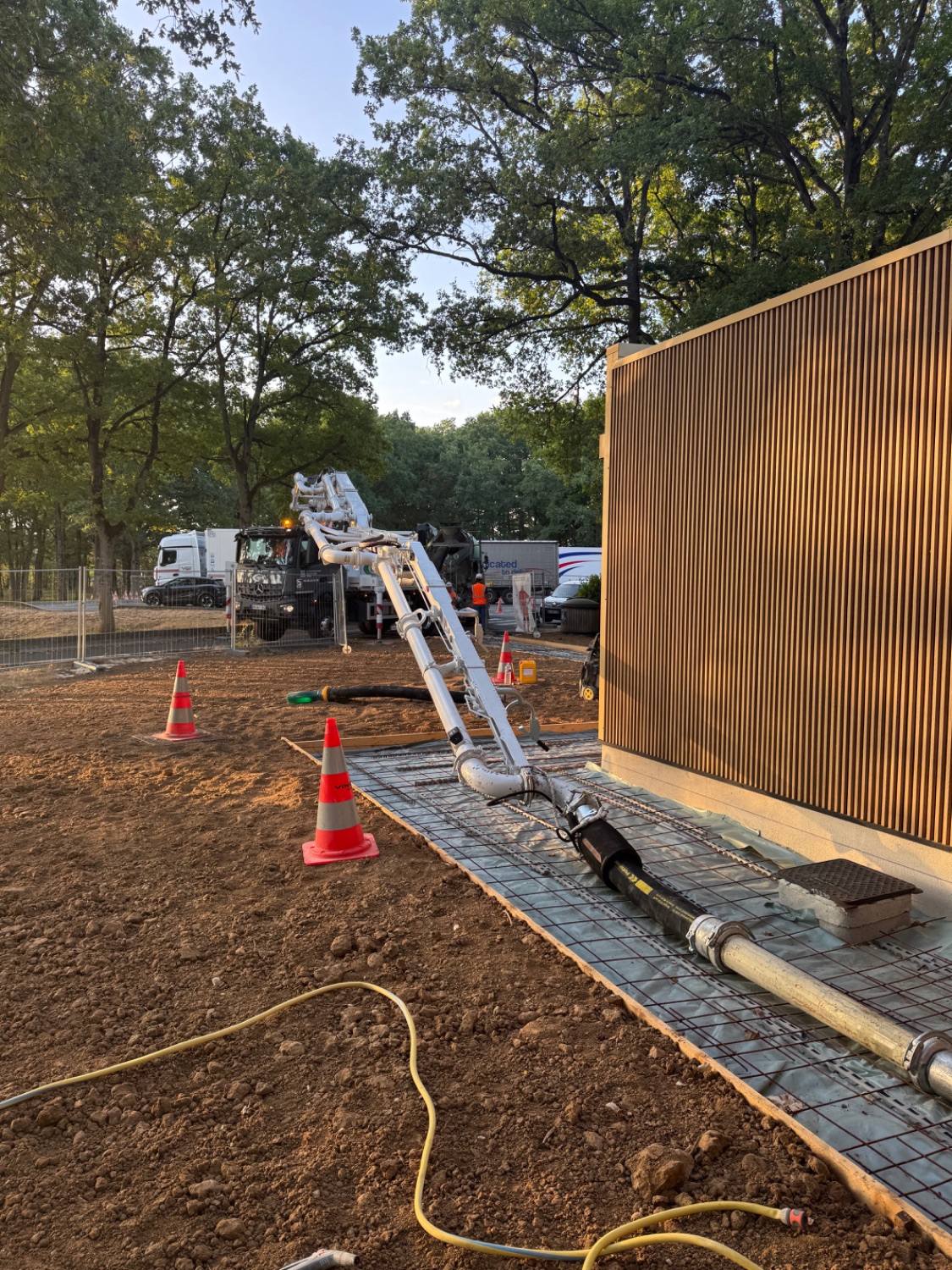 Coulage de béton désactivé à Orléans pour aire d'autoroute